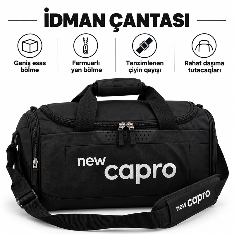 Daşınması Asan New Capro idman Çantası